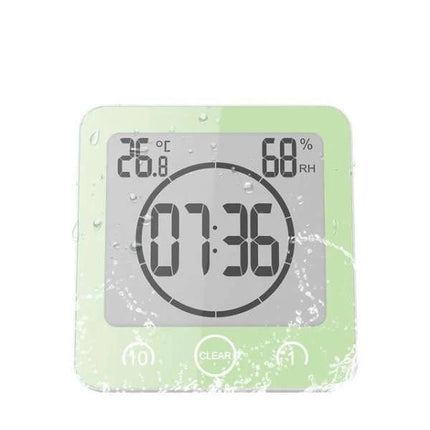 Reloj digital para baño resistente al agua