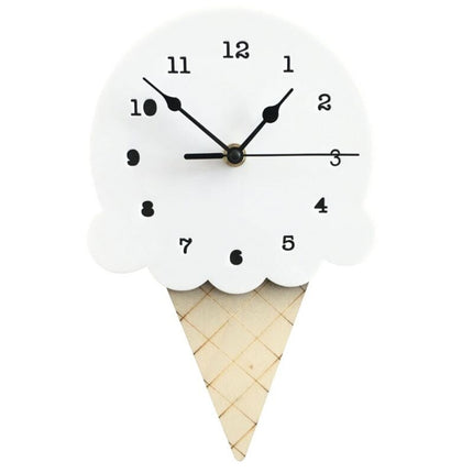 Reloj de pared infantil forma helado