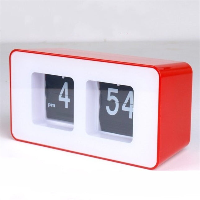 Reloj despertador de mesa estilo flip