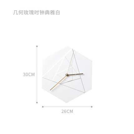 Reloj de pared hexagonal para cocina