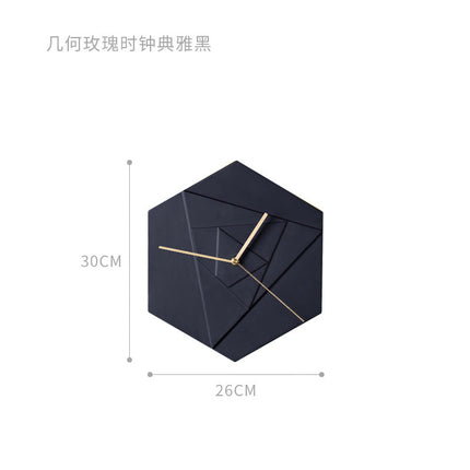Reloj de pared hexagonal para cocina