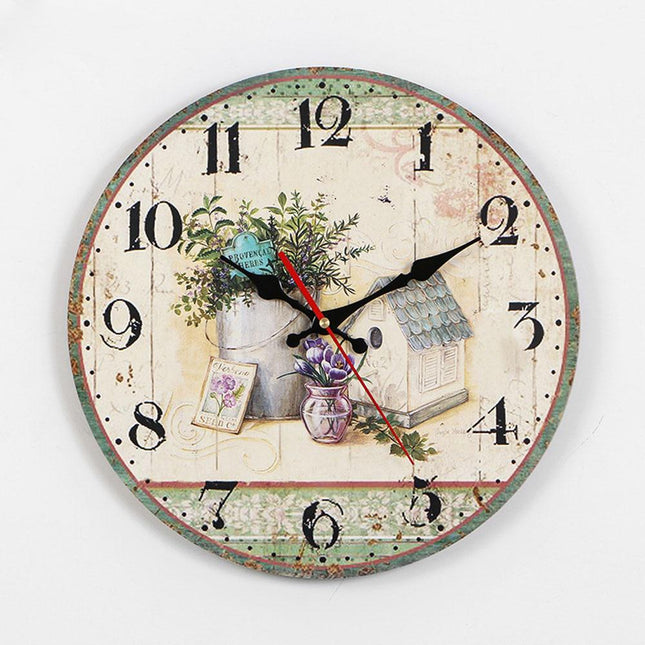 Reloj de pared vintage estilo americano
