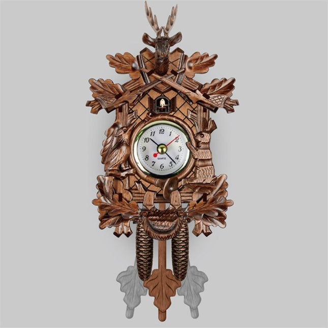 Reloj de cuco tradicional de madera