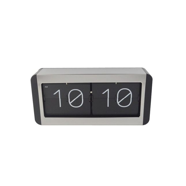 Reloj flip automático sobremesa cromado