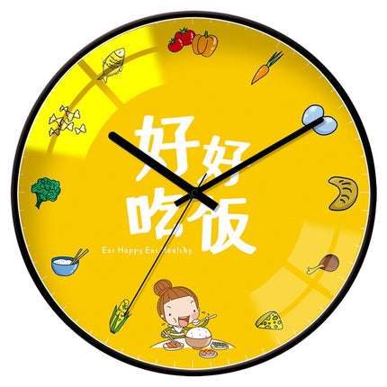 Reloj de pared nórdico cristal abombado