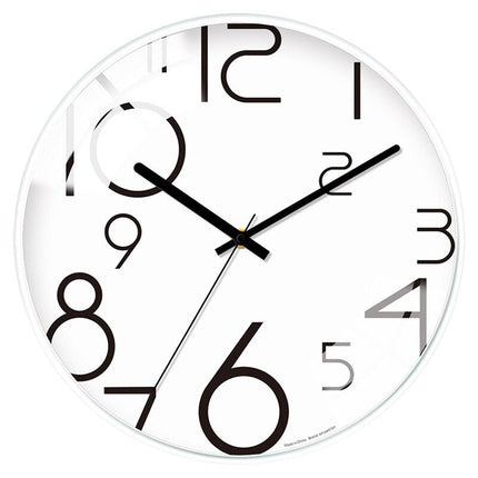 Reloj de pared nórdico cristal abombado