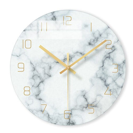 Reloj de pared diseño mármol elegante