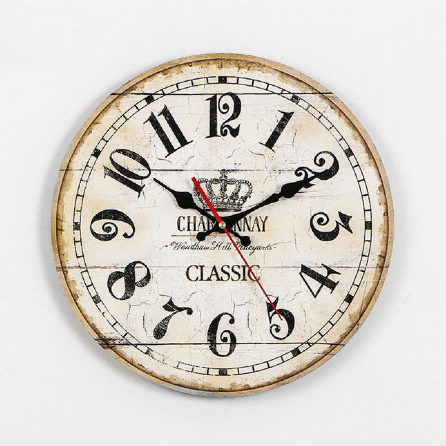 Reloj de pared vintage estilo americano
