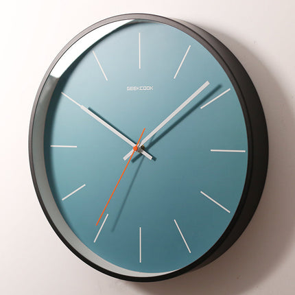 Reloj de pared nórdico moderno azul