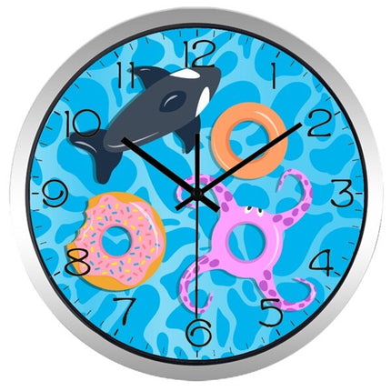 Reloj de pared infantil tema verano