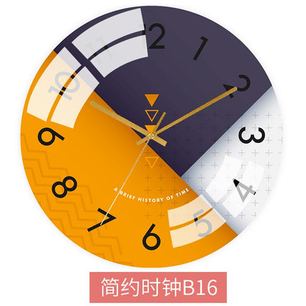 Reloj de pared diseño abstracto colorido
