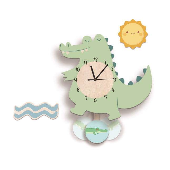 Reloj de pared infantil forma flamenco