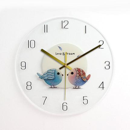 Reloj de pared nórdico diseño artístico