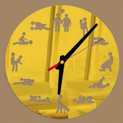 Reloj de pared Kamasutra efecto espejo