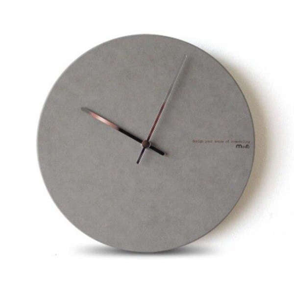 Reloj de pared minimalista color antracita