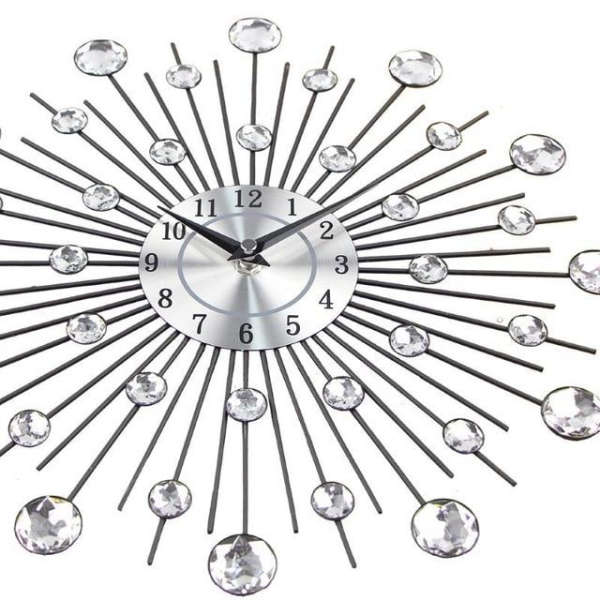 Reloj de pared sol con cristales