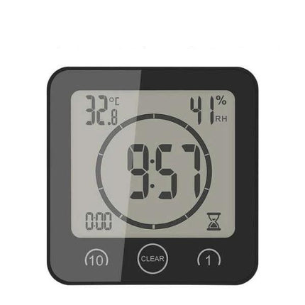 Reloj digital para baño resistente al agua