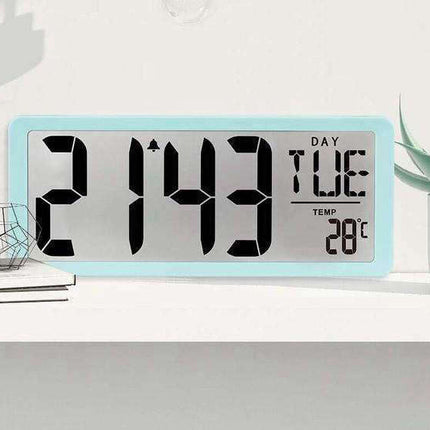Reloj digital LCD con fecha y día