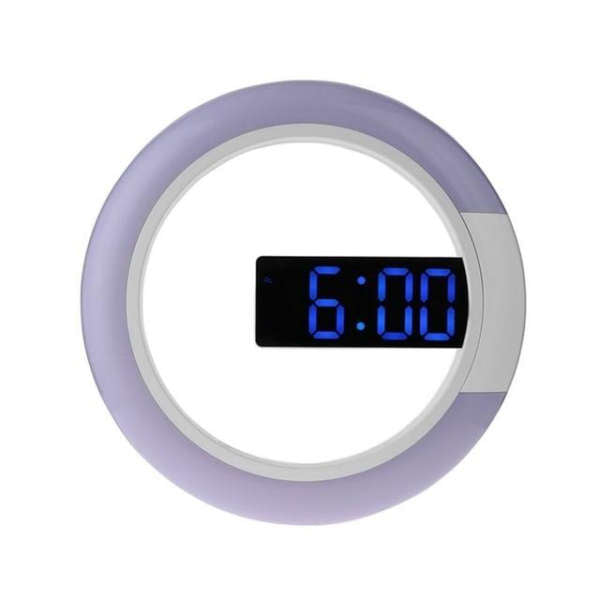 Reloj de pared digital redondo moderno