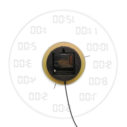 Reloj de pared LED digital luminoso