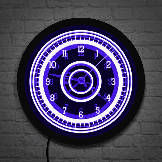 Reloj luminoso de pared para dormitorio