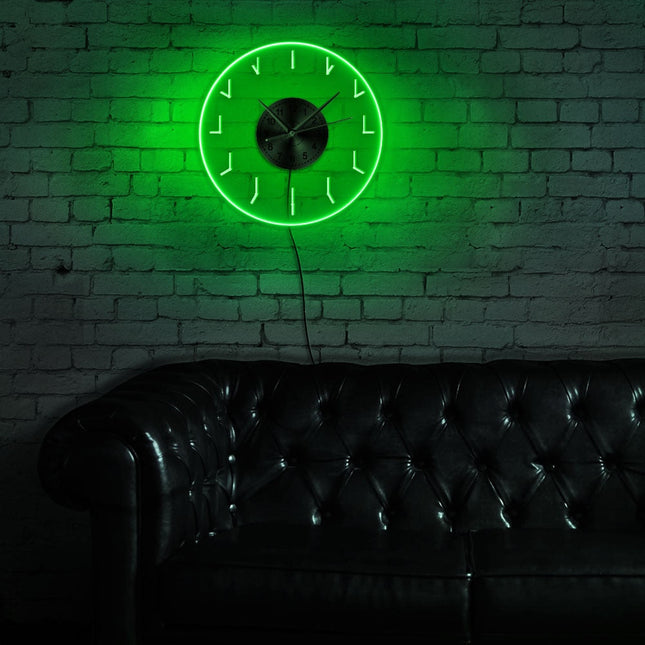 Reloj de pared LED retroiluminado minimalista