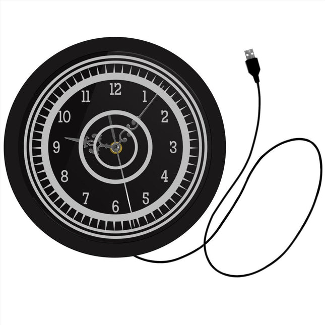 Reloj luminoso de pared para dormitorio