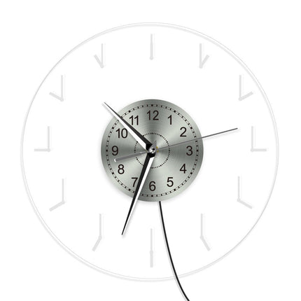 Reloj de pared LED retroiluminado minimalista