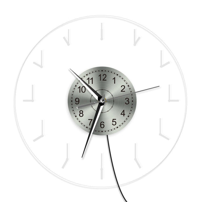 Reloj de pared LED retroiluminado minimalista