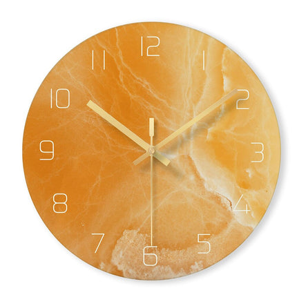 Reloj de pared diseño mármol elegante