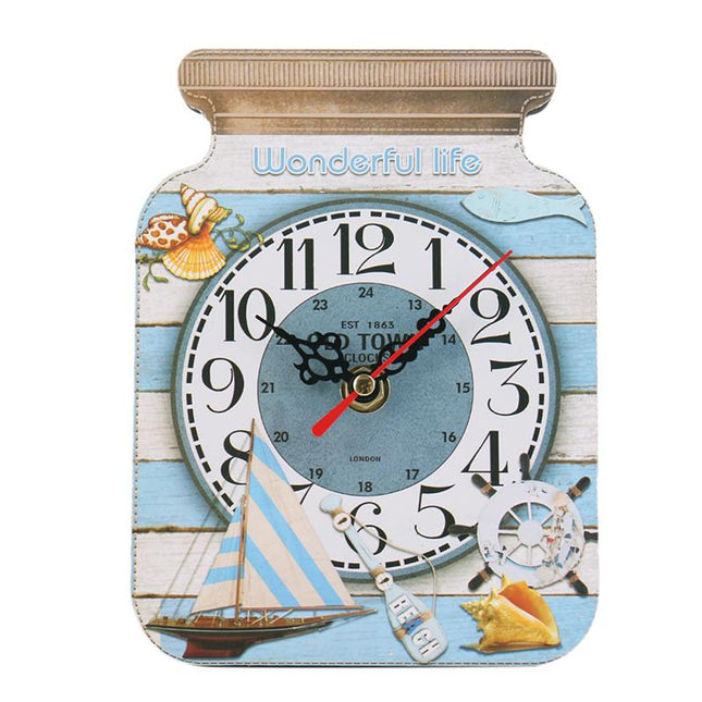 Reloj de pared cocina forma tarro