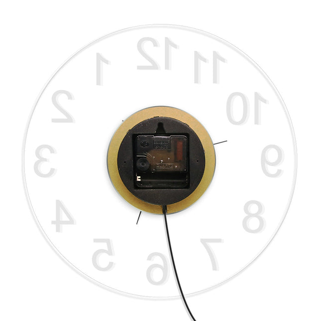 Reloj de pared LED con números grandes