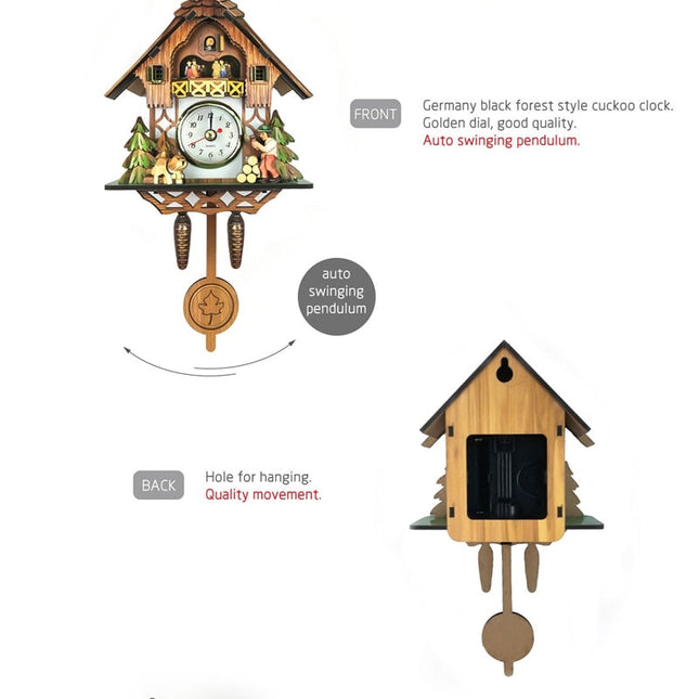 Reloj de cuco de madera diseño