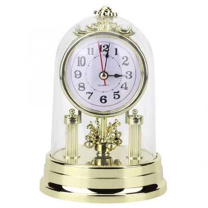 Reloj de sobremesa con cúpula cristal
