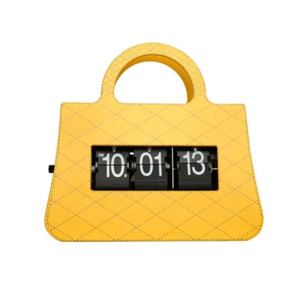 Reloj flip de mesa diseño bolso