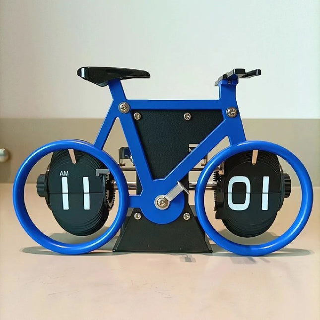 Reloj flip original forma bicicleta