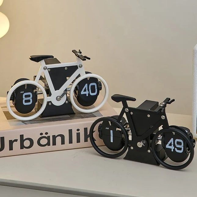 Reloj flip original forma bicicleta