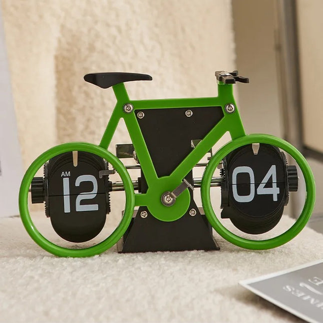 Reloj flip original forma bicicleta