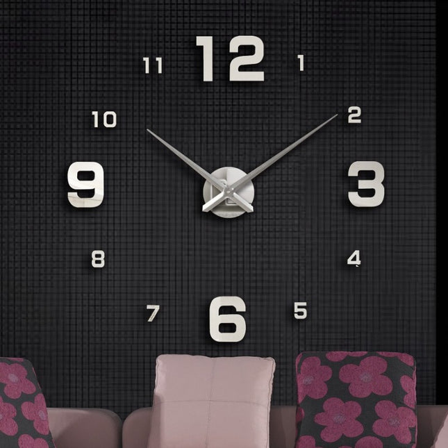 Reloj de pared adhesivo diseño moderno