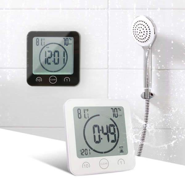 Reloj de ducha impermeable con cronómetro