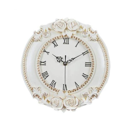 Reloj de pared ovalado estilo romántico