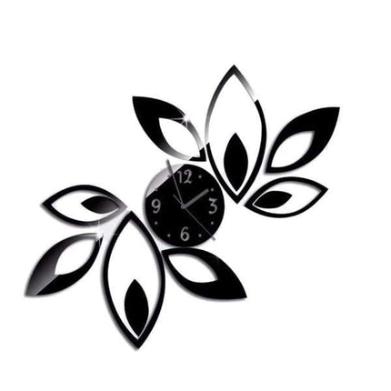 Reloj de pared 3D diseño flor