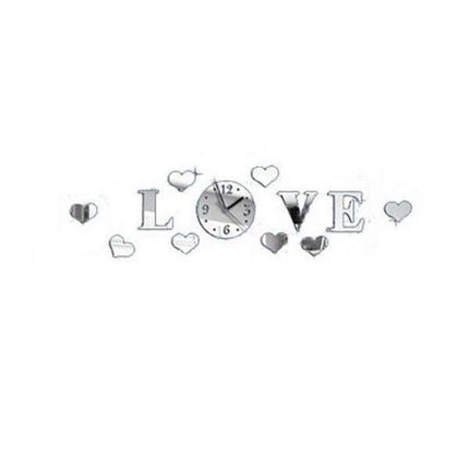 Reloj de pared 3D adhesivo LOVE
