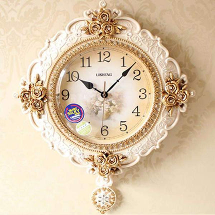 Reloj de pared grande estilo barroco