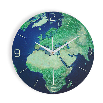 Reloj de pared diseño planeta Tierra