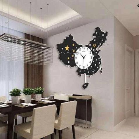 Reloj de pared original mapa China