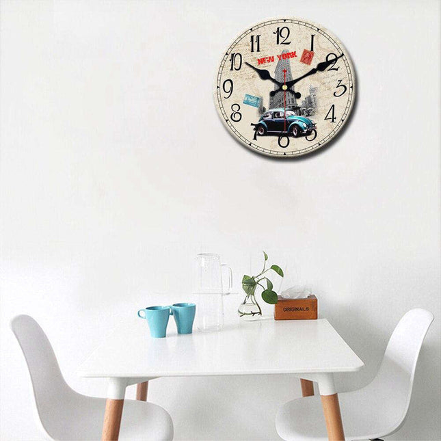 Reloj de pared vintage de Nueva York