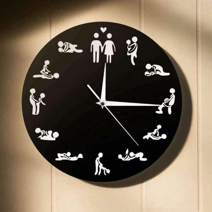 Reloj de pared clásico diseño Kamasutra