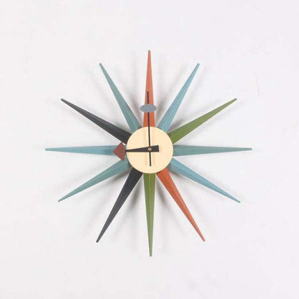 Reloj de pared diseño estrella moderno