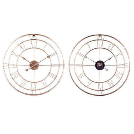 Reloj de pared gigante doble círculo